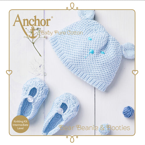 knitting-kit-baby-pure-cotton-amigurumi-hat-shoes-blue