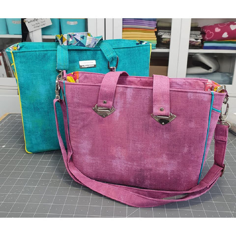Tthe Piped Pocket Tote Bag Sewing Pattern