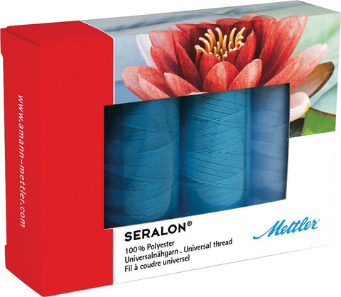 Mettler - SERALON® Sewing Thread Kit 4 x 200m - Ocean
