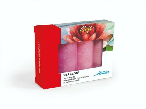 Mettler - SERALON® Sewing Thread Kit 4 x 200m - Pink