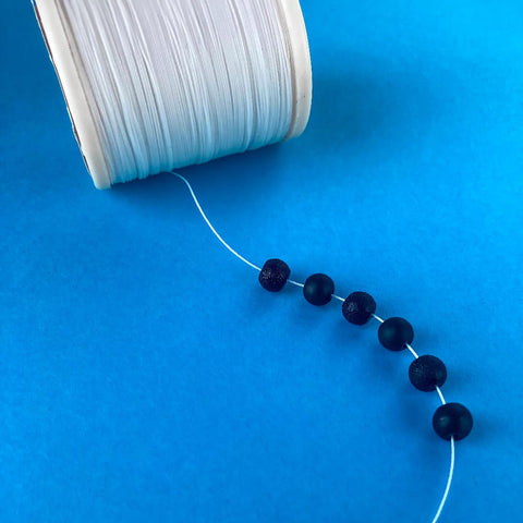 Premium Round Waxed Cord Waterproof Jewellery Making Beading Thread - White