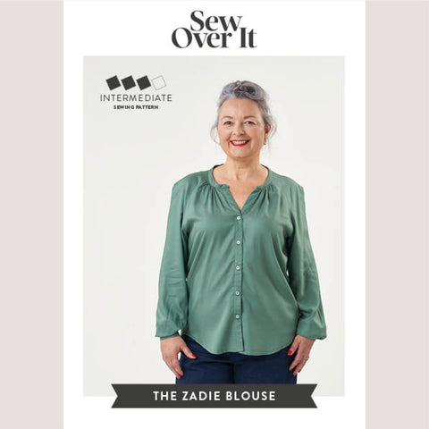 Sew Over It - Zadie Blouse Womens Sewing Pattern - 6-20