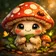 Colorful, imaginative fantasy animal with exaggerated features and vibrant colors as an avatar.